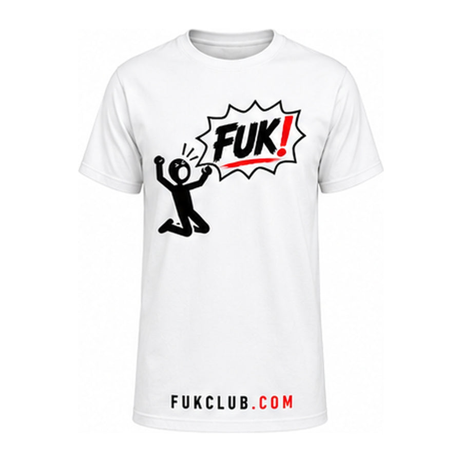 FUK! White Short-Sleeve Tee