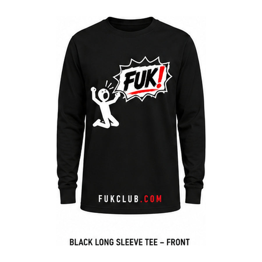 FUK! Black Long-Sleeve Tee